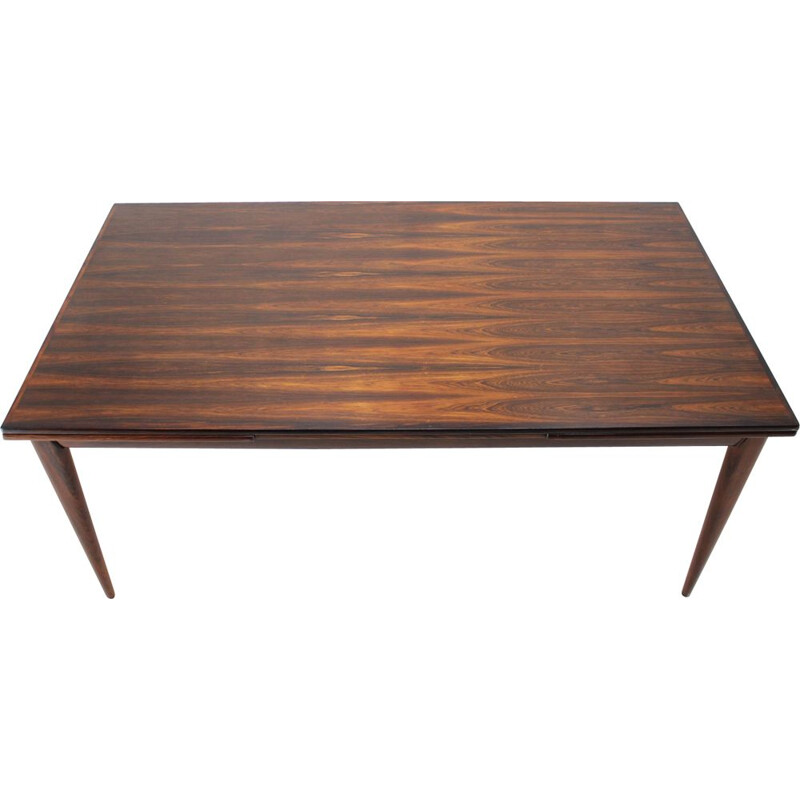 Large vintage rosewood table, model 254 by J.L. Niels Otto Møller 1960
