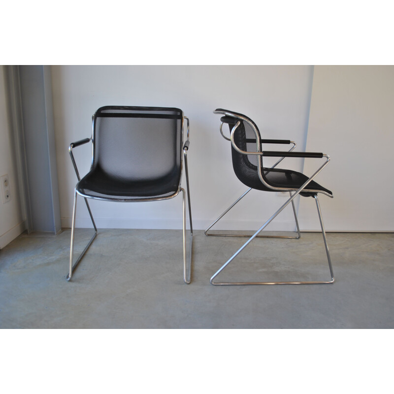 Vintage Penelope armchair by Charles Pollock 1980