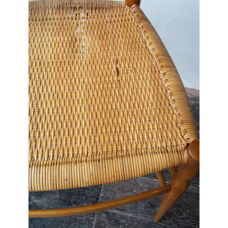Mid-century pair of Chiavari chairs, Colombo SANGUINETI - 1950s