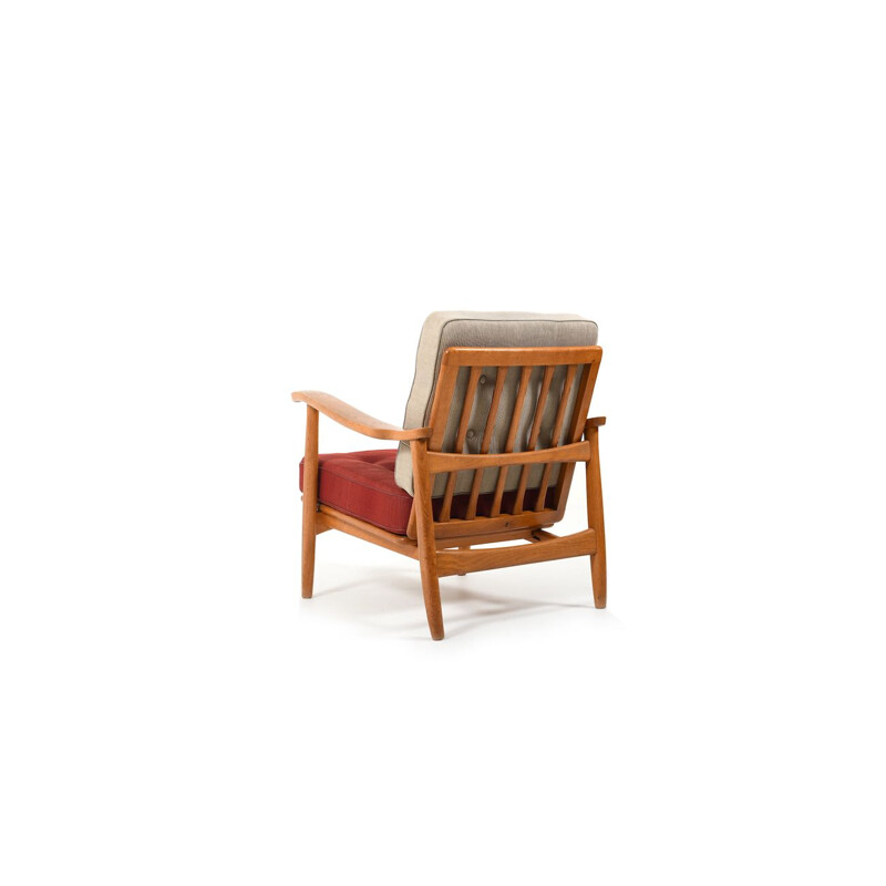 Fauteuil vintage Modèle 71 par Erik Kirkegaard pour Magnus Olesen, Danois 1950