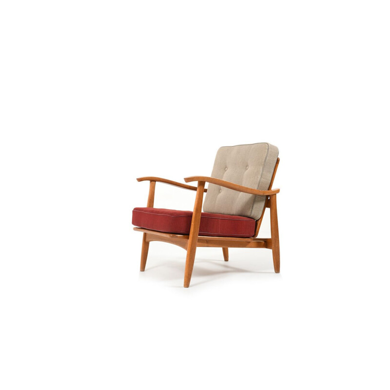 Vintage easychair Model 71 by Erik Kirkegaard for Magnus Olesen, Danish 1950s