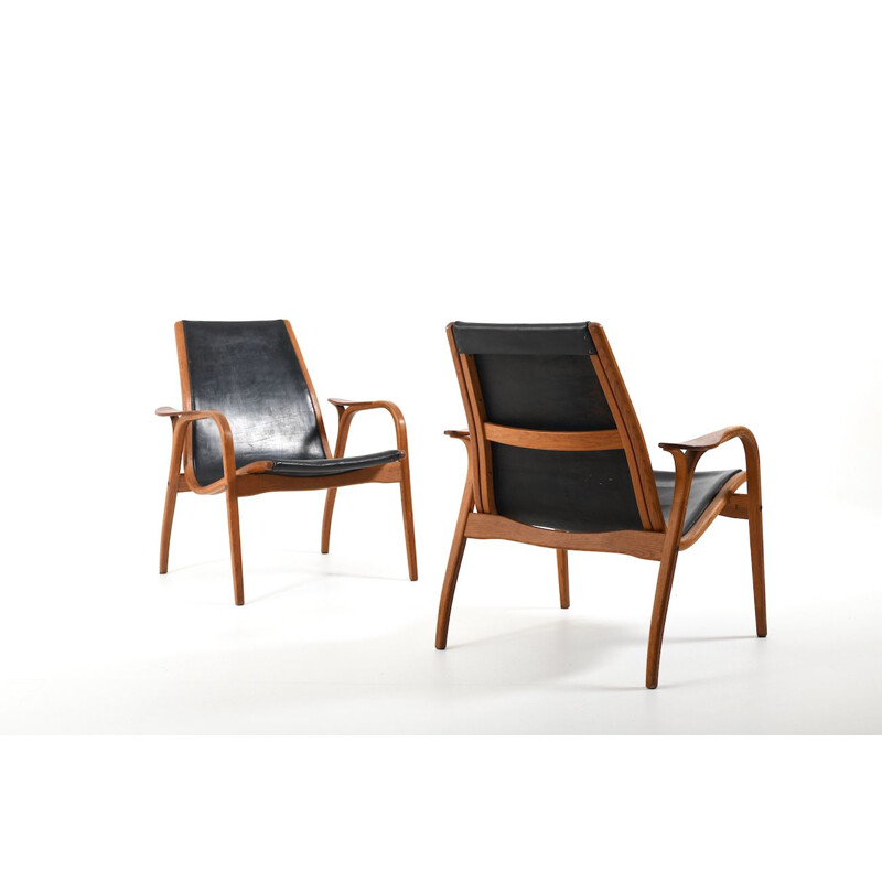 Pair of vintage Laminett Chairs by Yngve Ekström for Swedese