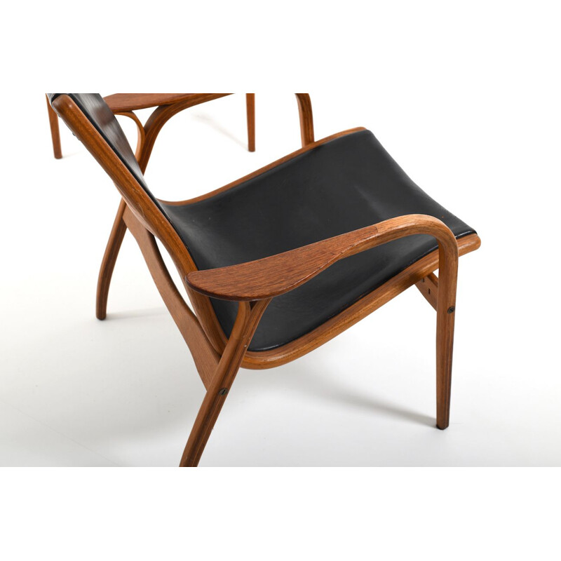 Paire de chaises vintage Laminett par Yngve Ekström pour Swedese