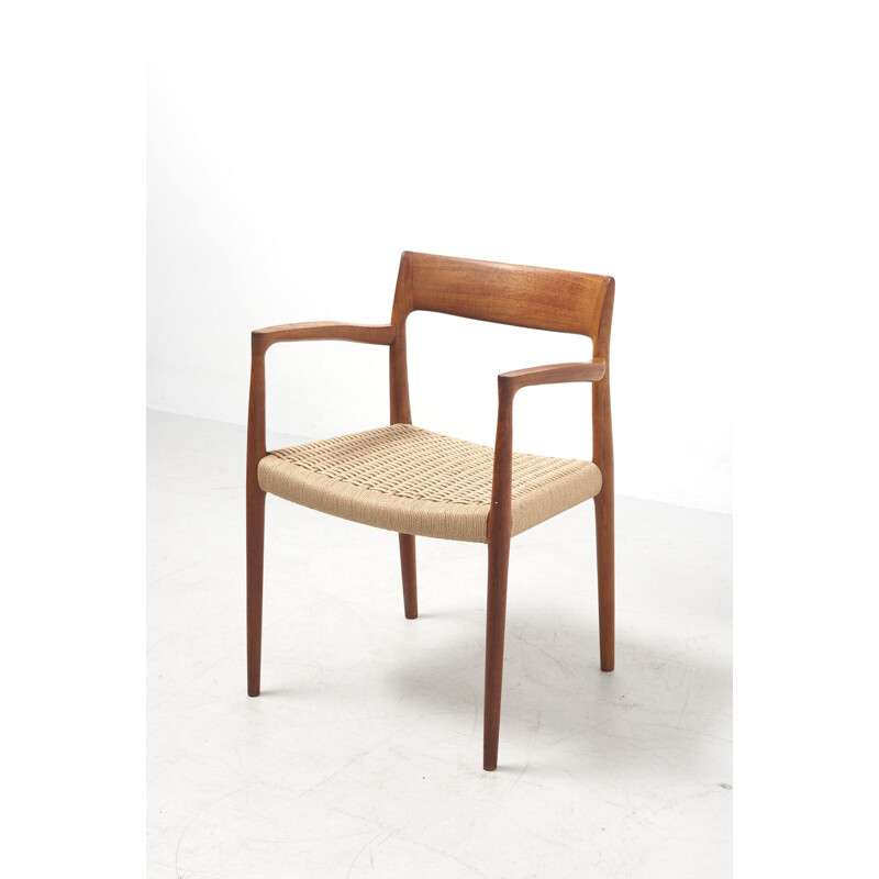 Vintage Armchair Model 57 in Teak by Niels O. Moller, Denmark - 1950s