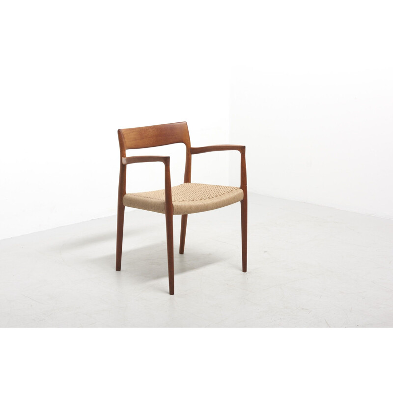 Vintage Armchair Model 57 in Teak by Niels O. Moller, Denmark - 1950s