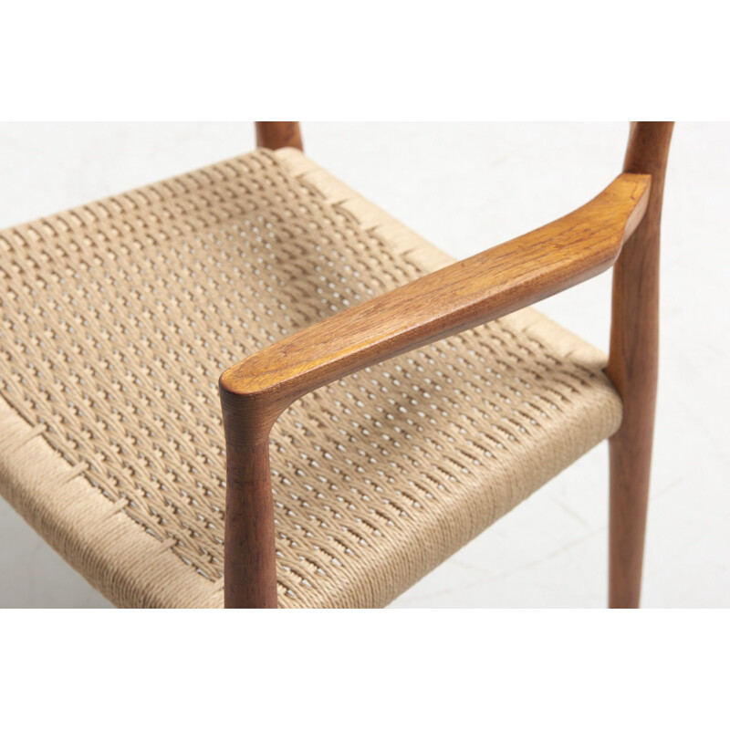 Vintage Armchair Model 57 in Teak by Niels O. Moller, Denmark - 1950s