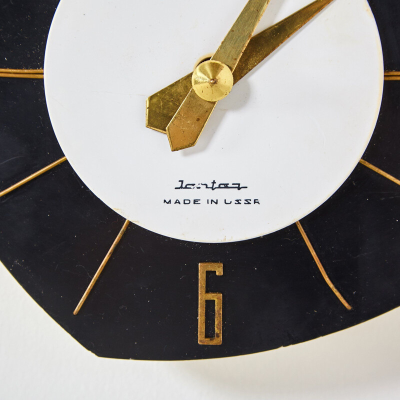 Relógio de parede Vintage Bakelite de Jantar, 1960
