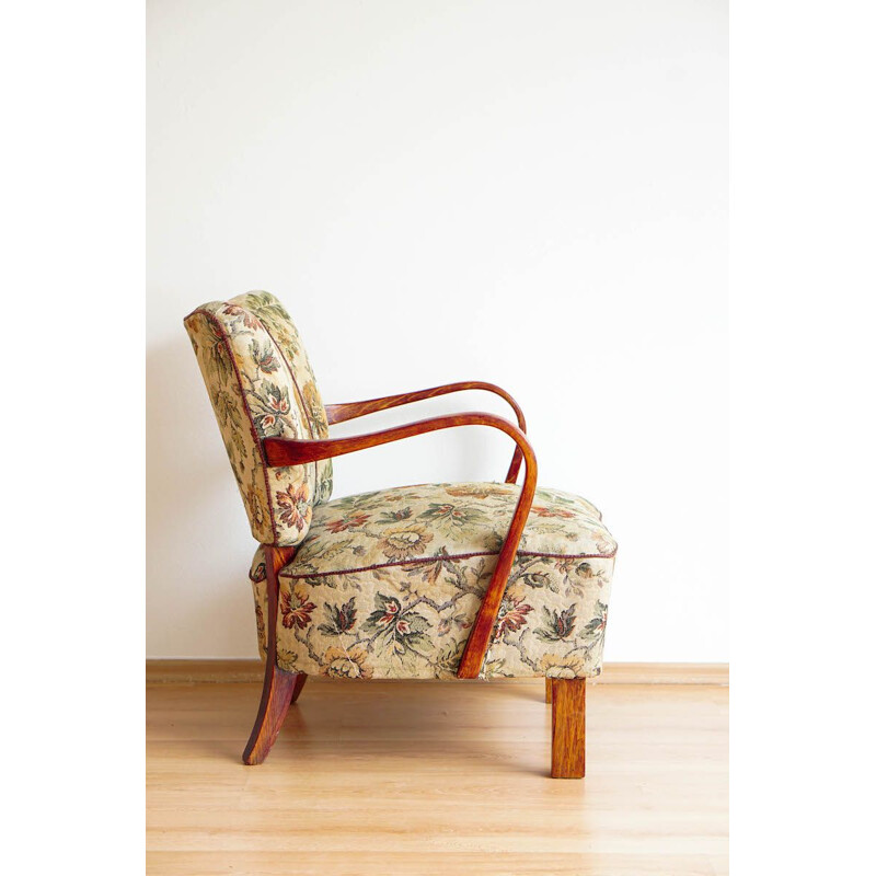 Pair of vintage armchairs by J. Halabala 1950s