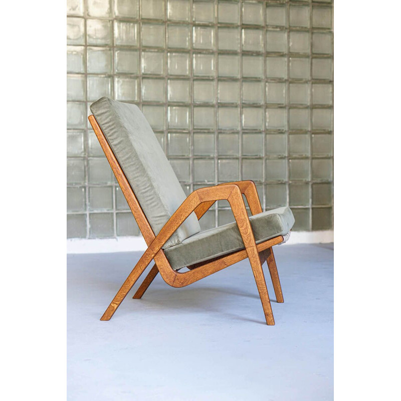 Vintage armchair by Jan Vanek for Uluv 1960s