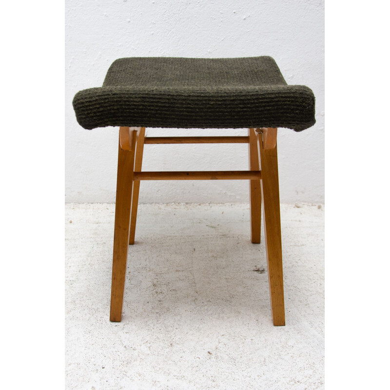 Vintage stool footrest from Západoslovenské nábytkárské závody, Czechoslovakia 1970s