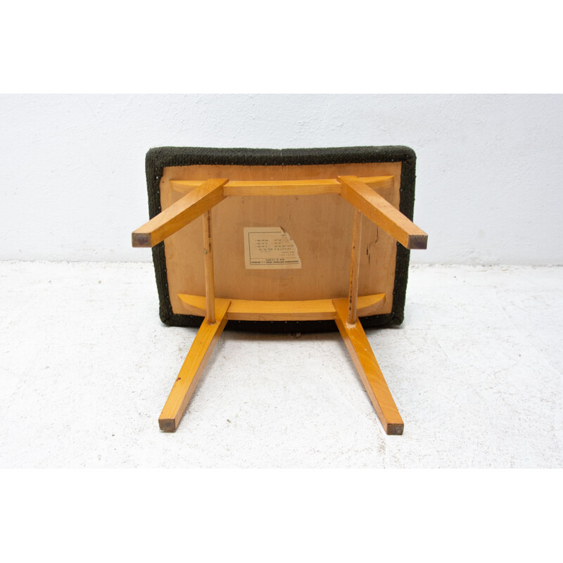 Vintage stool footrest from Západoslovenské nábytkárské závody, Czechoslovakia 1970s