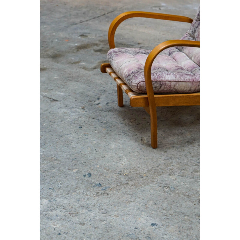 Vintage armchair by Antonin Kropacek and Karel Kozelka 1940s