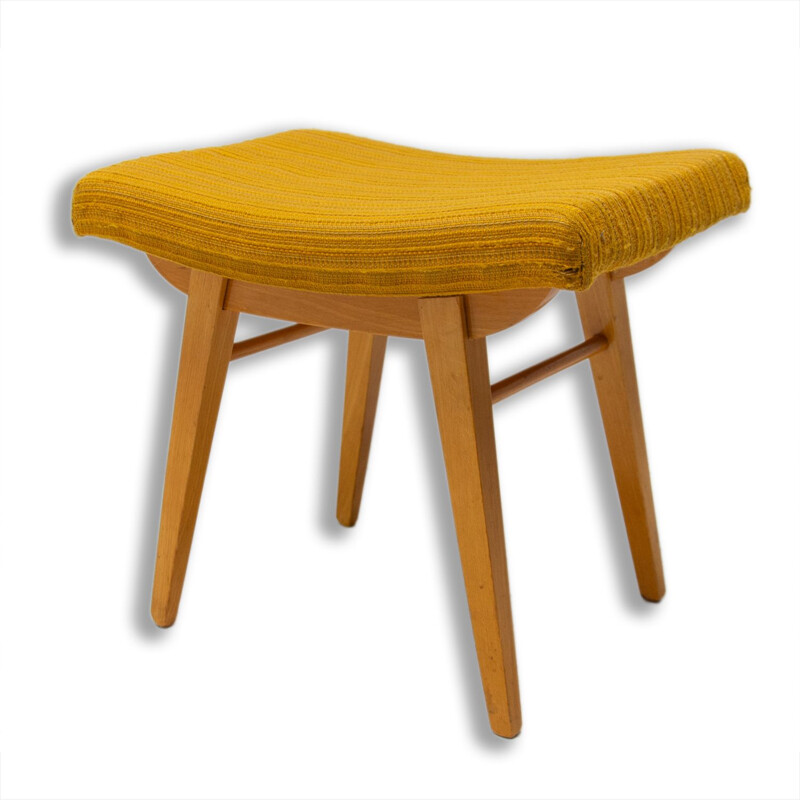 Vintage stool footrest from Západoslovenské nábytkárské závody, Czechoslovak 1970s