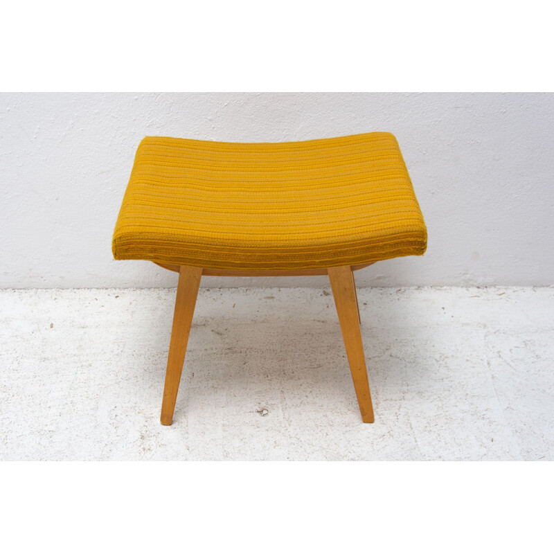 Vintage stool footrest from Západoslovenské nábytkárské závody, Czechoslovak 1970s