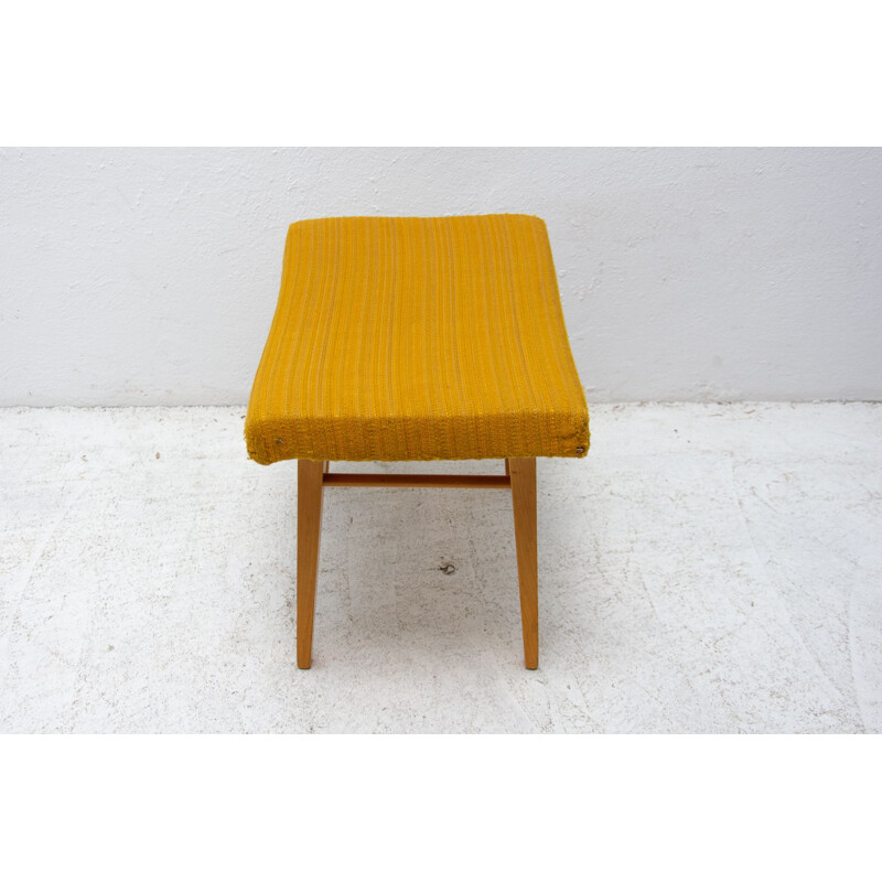 Vintage stool footrest from Západoslovenské nábytkárské závody, Czechoslovak 1970s