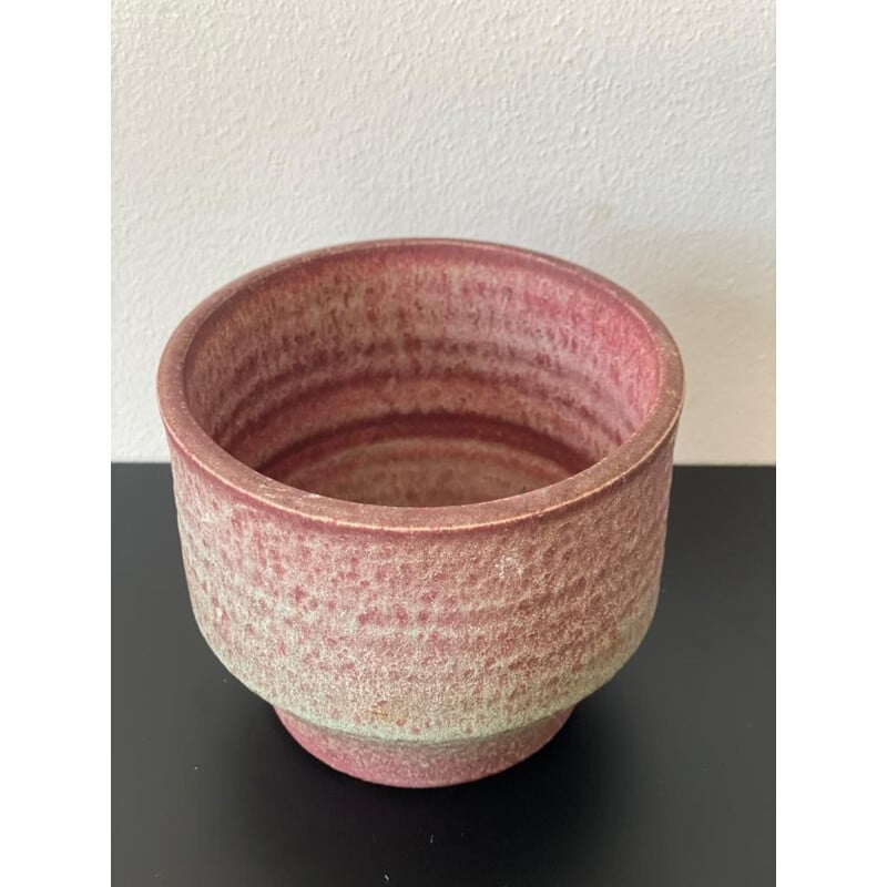 Vaso vintage in ceramica e terracotta di Piet Knepper by Mobach, Paesi Bassi 1960