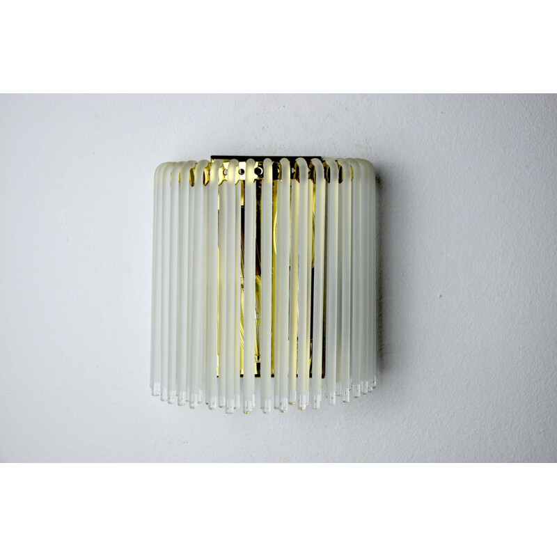 Vintage wall lamp Venini, Italy 1970s