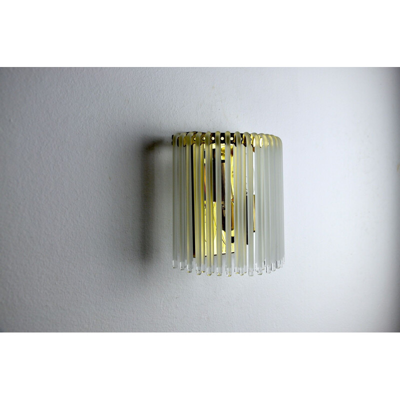 Vintage wall lamp Venini, Italy 1970s