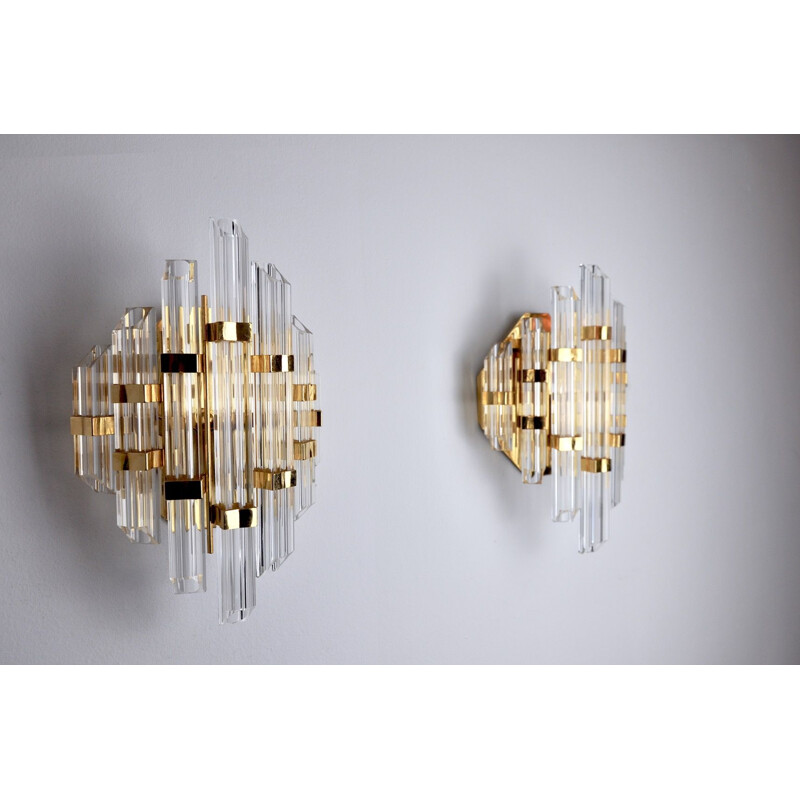 Pair of vintage sconces by Paolo Venini, Italy 1970s