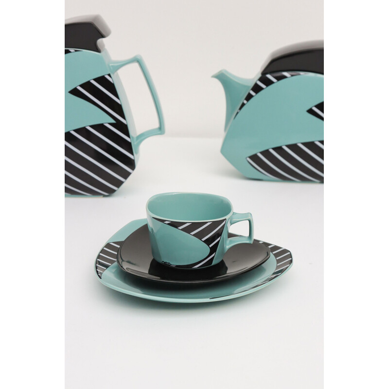 Vintage Coffee and teaser by Dorothy Hafner for Rosenthal, Germany 1980s