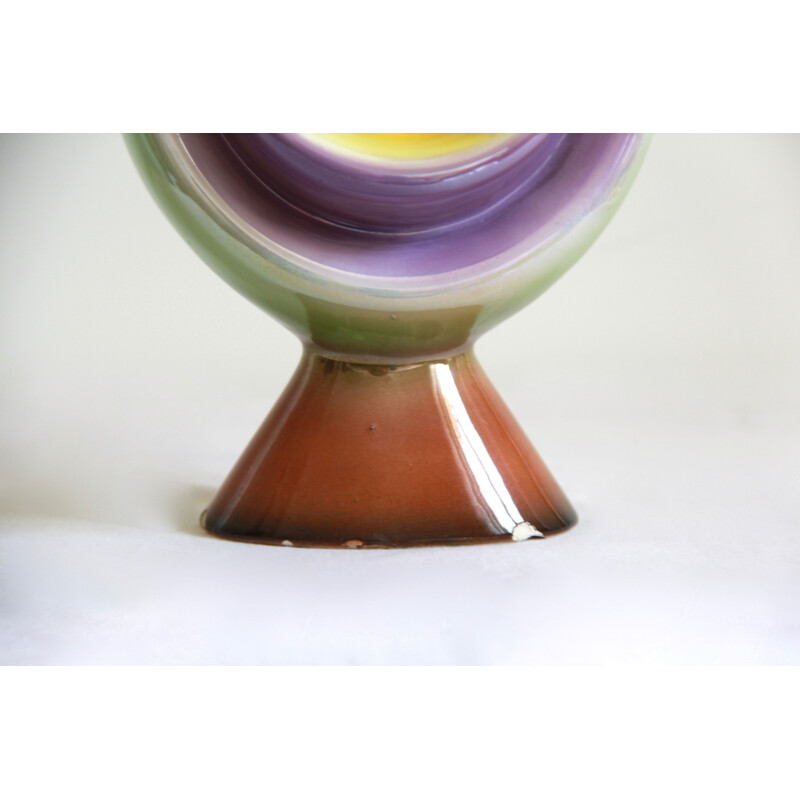 Vintage Tulipano Ceramic vase, Italy 1940s