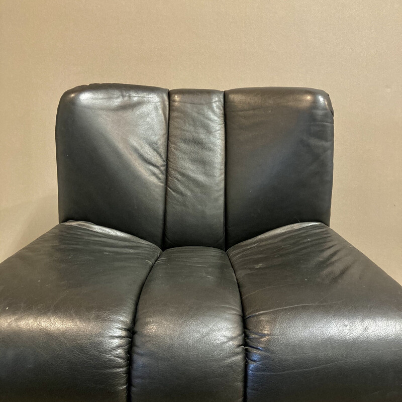 Vintage leather armchair 1960s