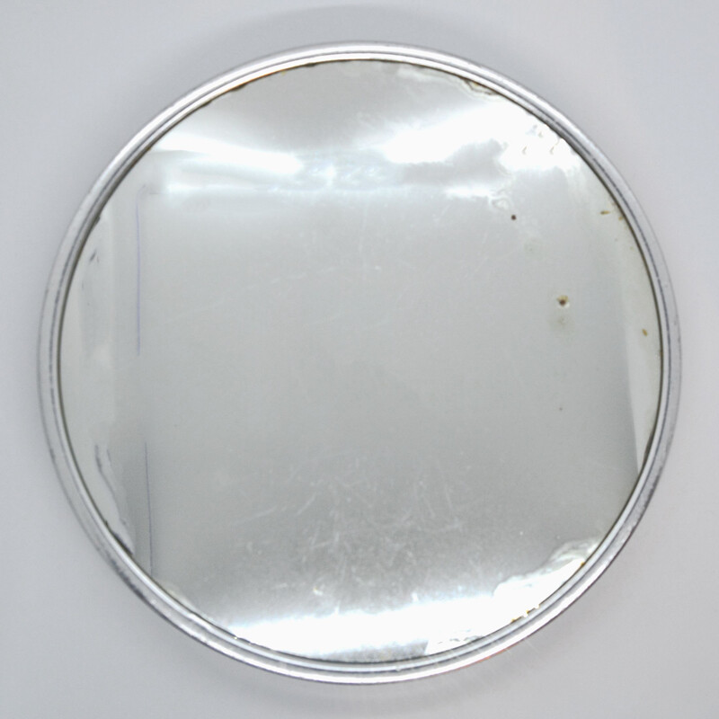 Vintage swivel tray mirror cake pan, Germany 1960