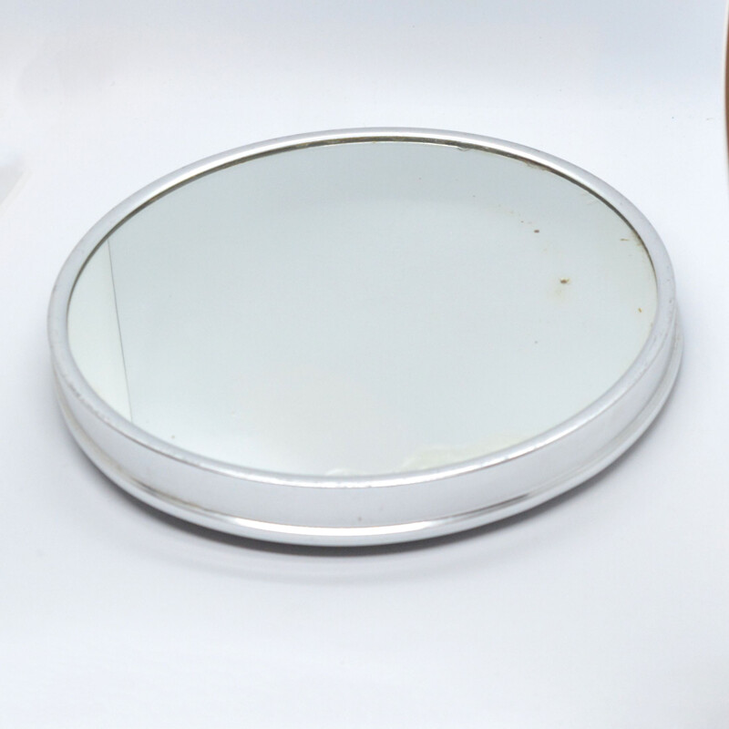 Vintage swivel tray mirror cake pan, Germany 1960