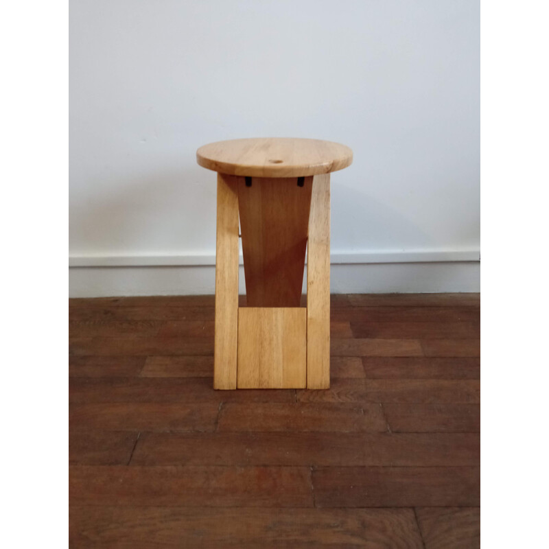 Vintage folding stool by Roger Tallon