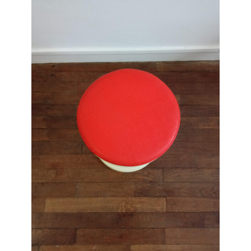 Vintage tulip stool 1970s