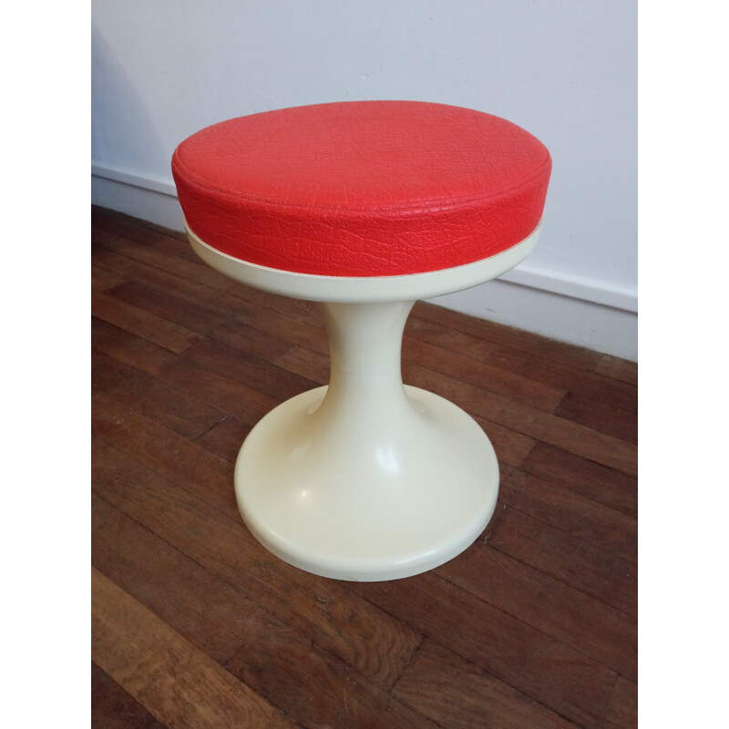 Vintage tulip stool 1970s