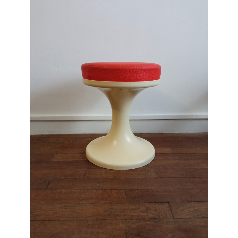 Vintage tulip stool 1970s