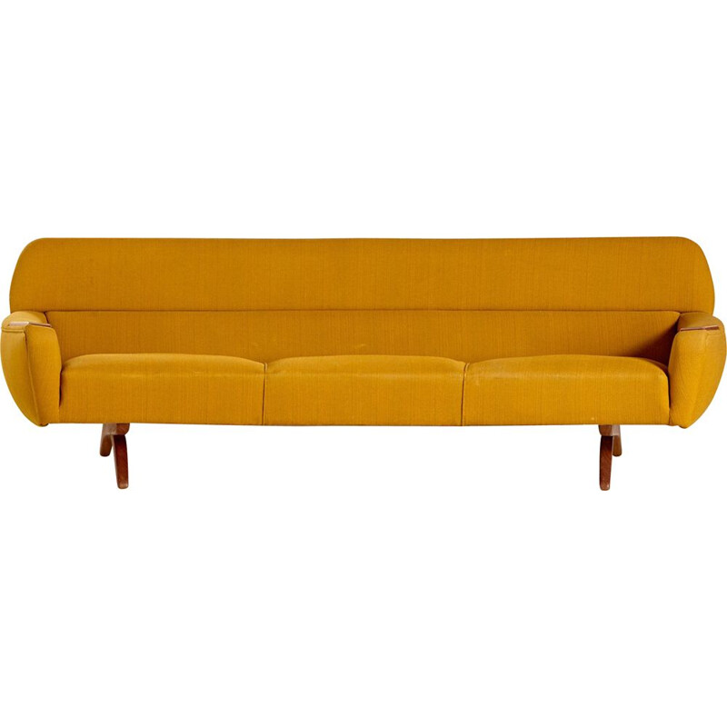 Vintage Model 62 sofa by Leif Hansen for Kronen 1960s