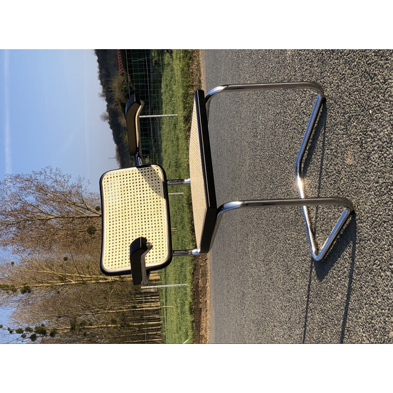 Vintage armchair B32 by Marcel Breuer Italian 1990s