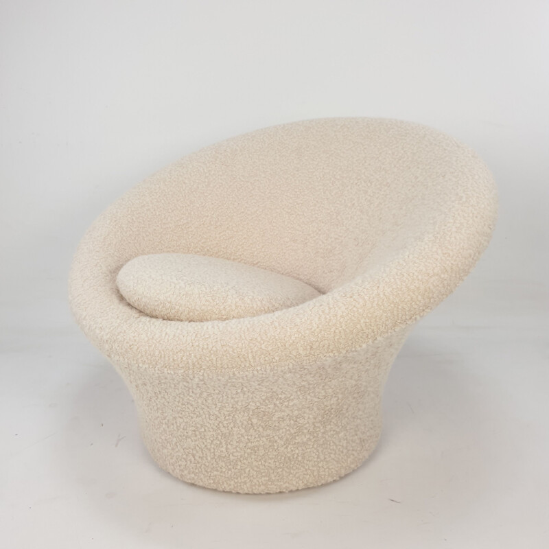 Vintage Mushroom armchair and ottoman set by Pierre Paulin for Artifort, 1960
