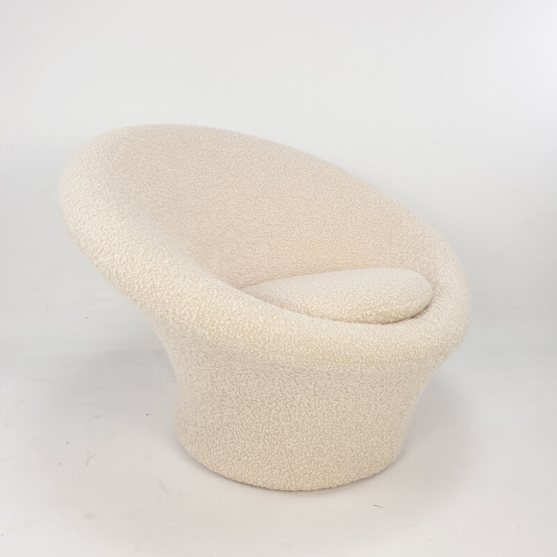 Vintage Mushroom armchair and ottoman set by Pierre Paulin for Artifort, 1960