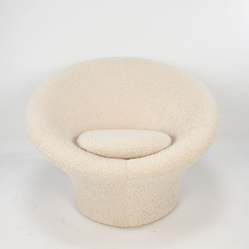 Poltrona e pouf vintage a forma di fungo di Pierre Paulin per Artifort, 1960