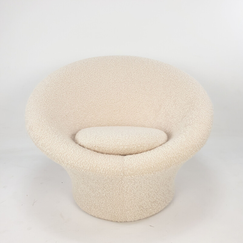 Vintage Mushroom armchair and ottoman set by Pierre Paulin for Artifort, 1960
