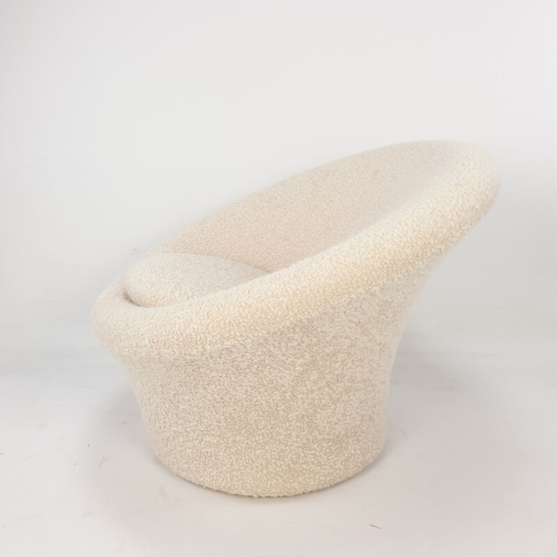 Vintage Mushroom fauteuil en poef set door Pierre Paulin voor Artifort, 1960