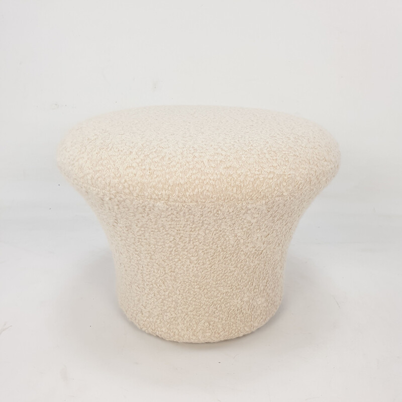 Conjunto de sillón y otomana Vintage Mushroom de Pierre Paulin para Artifort, 1960