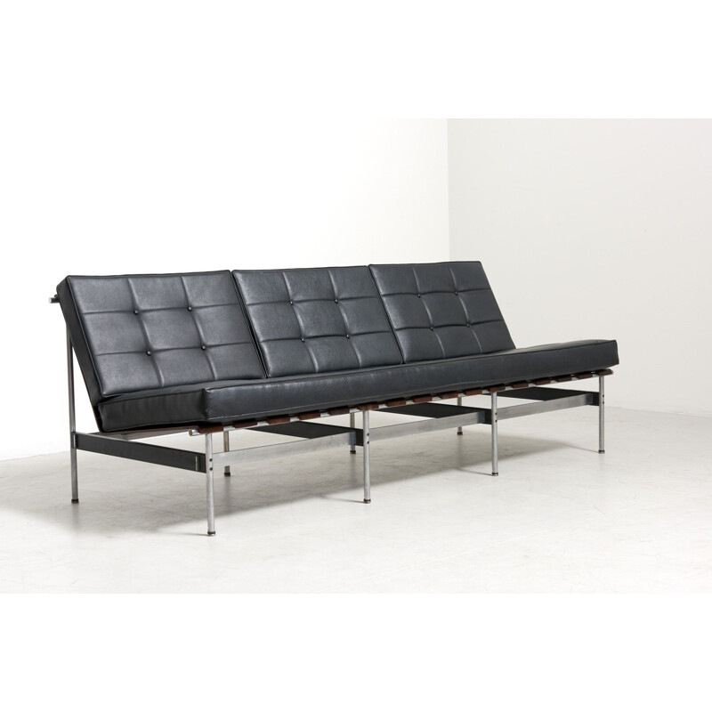 Vintage leather sofa by Kho Liang Ie for Artifort, Netherlands 1950s