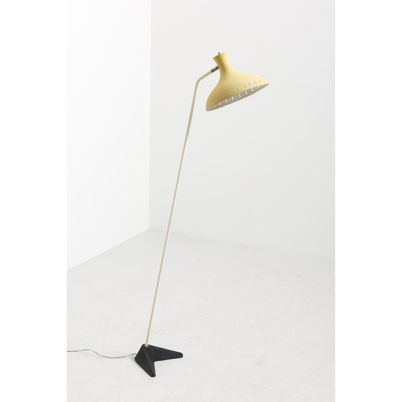 Vintage floor lamp by J.J.M. Hoogervorst for Anvia, Netherlands 1950