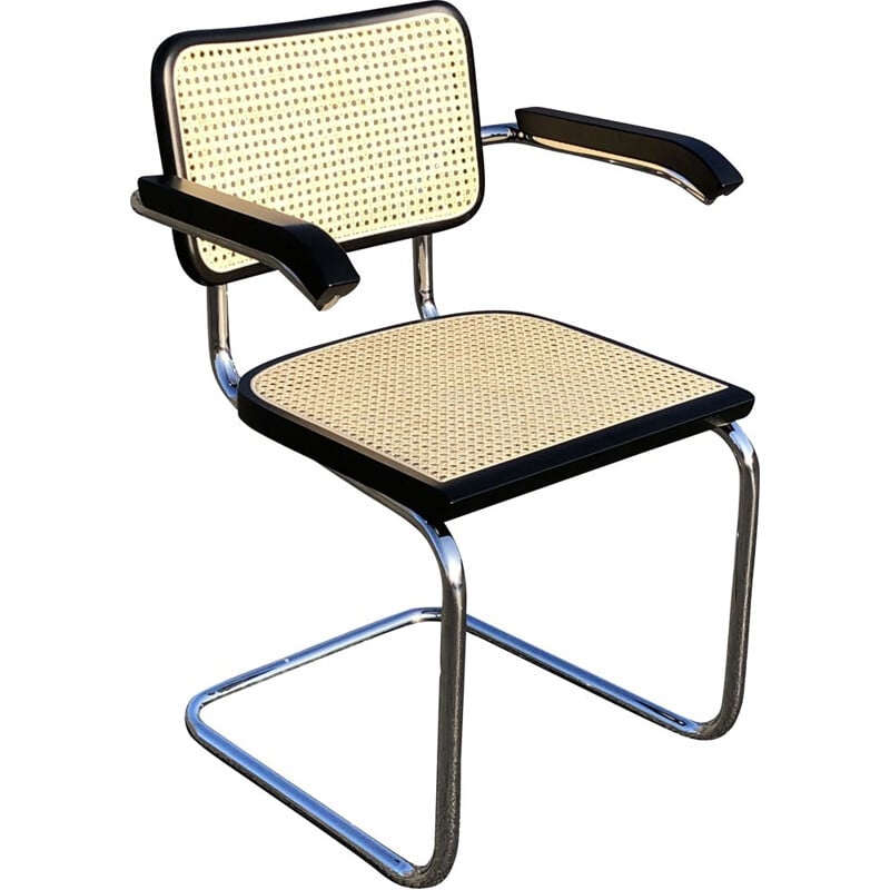 Fauteuil vintage B32 par Marcel Breuer italienne  1990