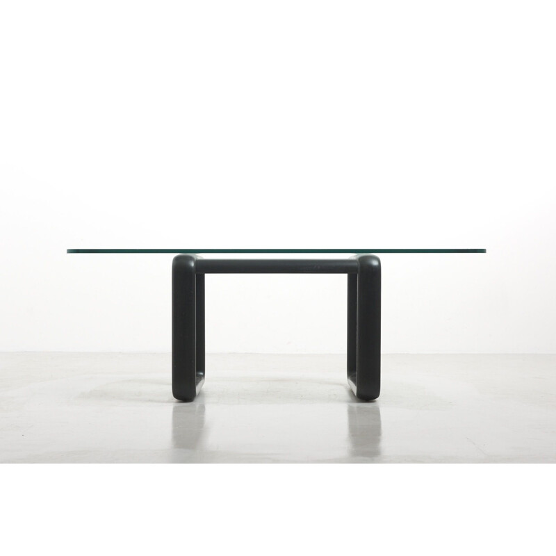 Vintage glass table by Burkhard Vogtherr for Rosenthal Studio-line, Germany 1970