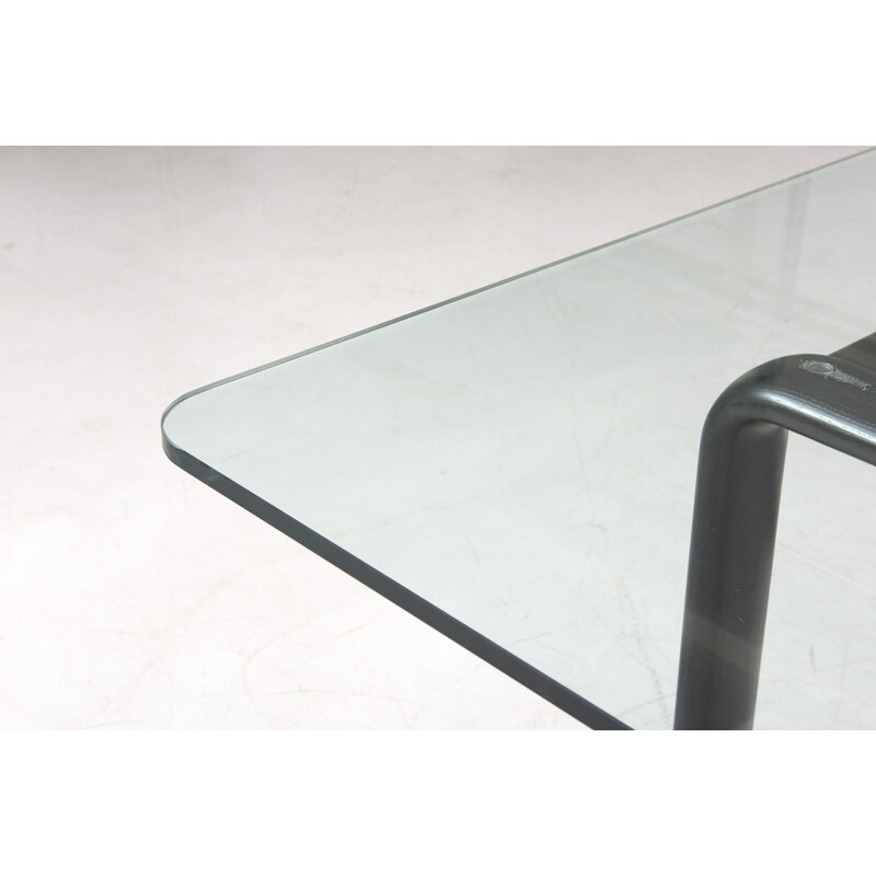 Vintage glass table by Burkhard Vogtherr for Rosenthal Studio-line, Germany 1970