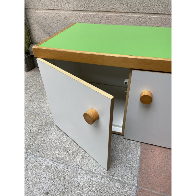 Vintage 2 door sideboard by Charlotte Perriand 1973s