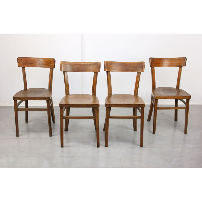 Paar vintage Thonet stoelen