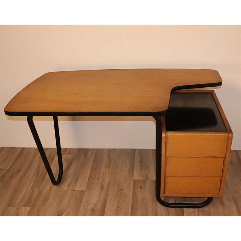 Vintage desk by Robert Charroy Mobilor 1950s