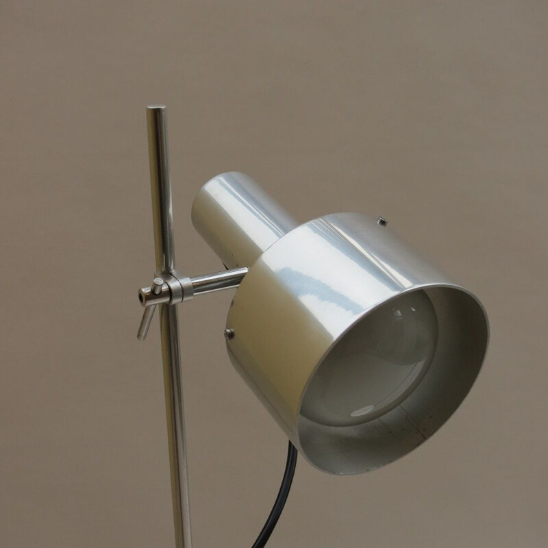 Vintage Aluminium Floor Spot Lamps by Peter Nelson & Architectural Lighting Ltd 1960s