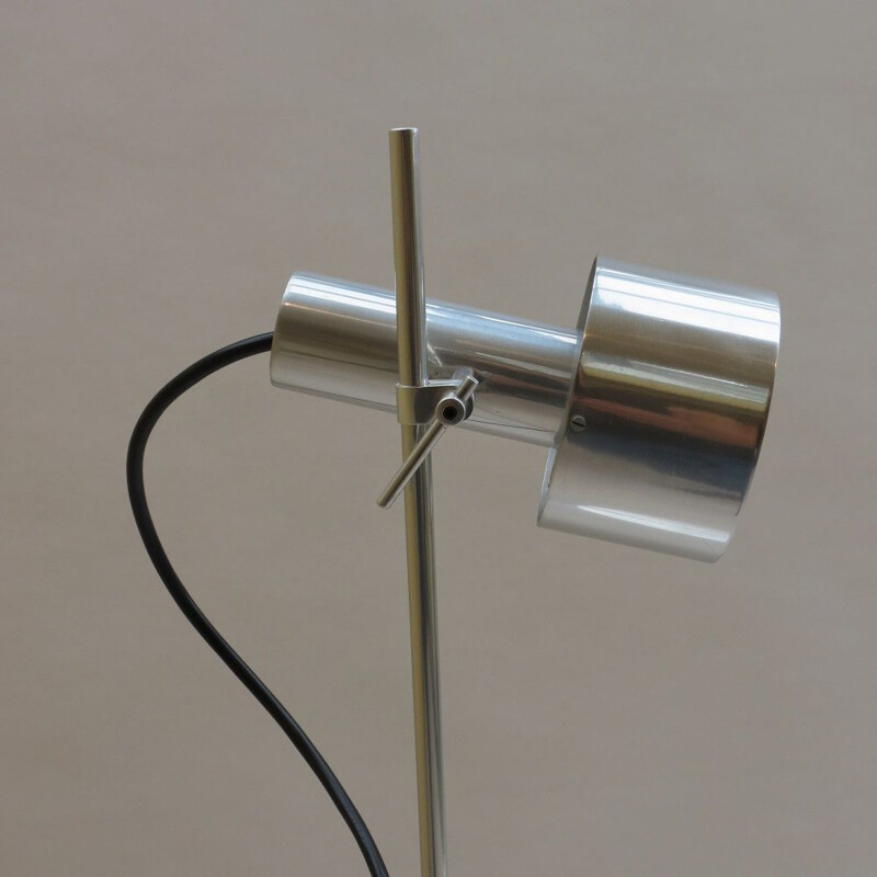 Vintage Aluminium Floor Spot Lamps by Peter Nelson & Architectural Lighting Ltd 1960s